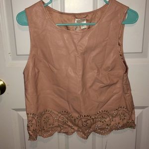 Forever 21 exclusive leather shirt